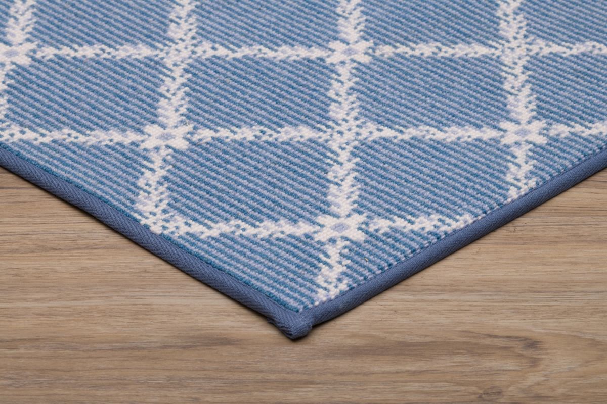 PRESTON FIELD - 705 COBALT BLU Rectangular 5'0''x4'0''